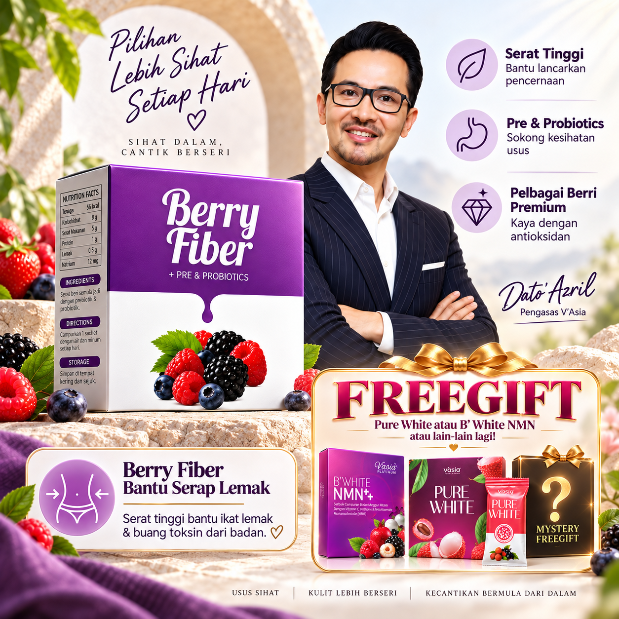 Berry Fiber V-Asia