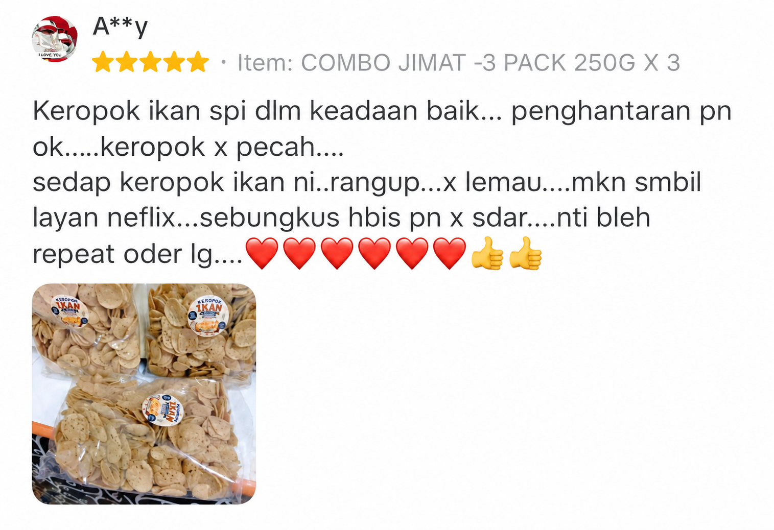 Review pelanggan